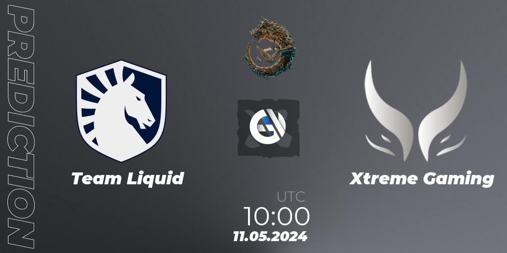 Team Liquid - Xtreme Gaming: Maç tahminleri. 11.05.2024 at 10:00, Dota 2, PGL Wallachia Season 1 - Group Stage