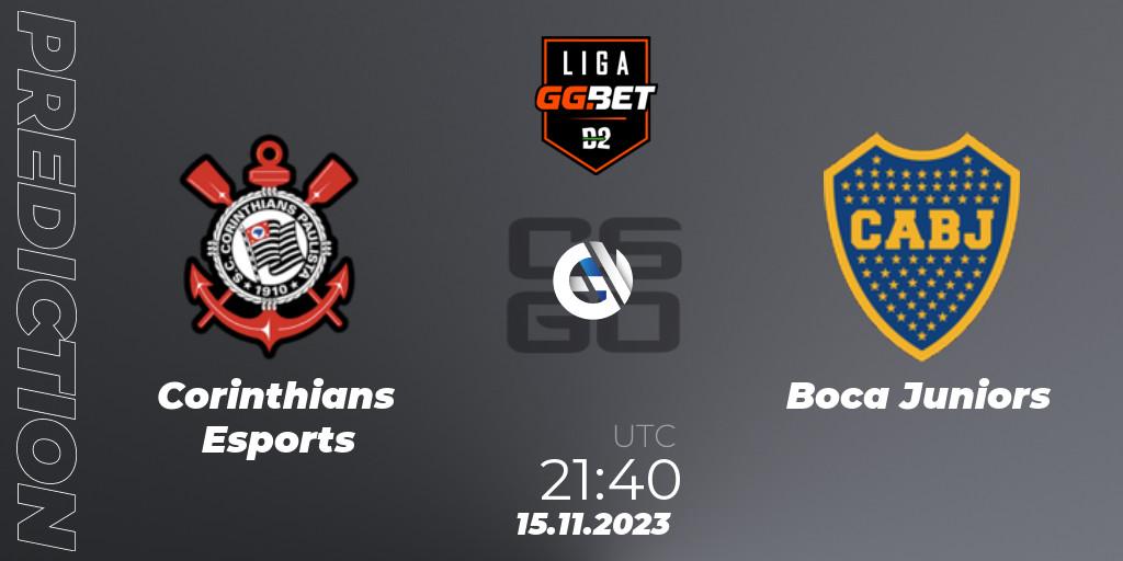 Corinthians Esports - Boca Juniors: Maç tahminleri. 15.11.2023 at 21:40, Counter-Strike (CS2), Dust2 Brasil Liga Season 2