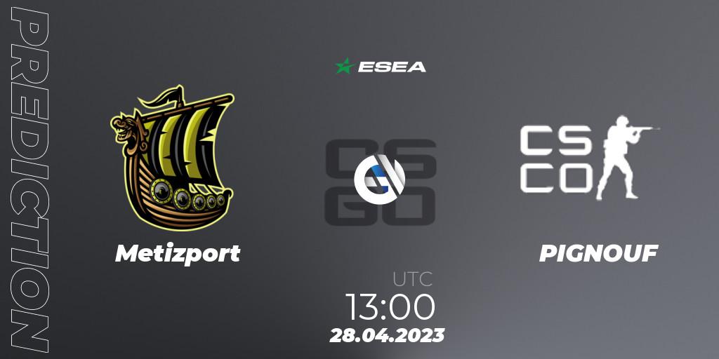 Metizport - Nakama Esports: Maç tahminleri. 05.05.2023 at 12:00, Counter-Strike (CS2), ESEA Season 45: Advanced Division - Europe