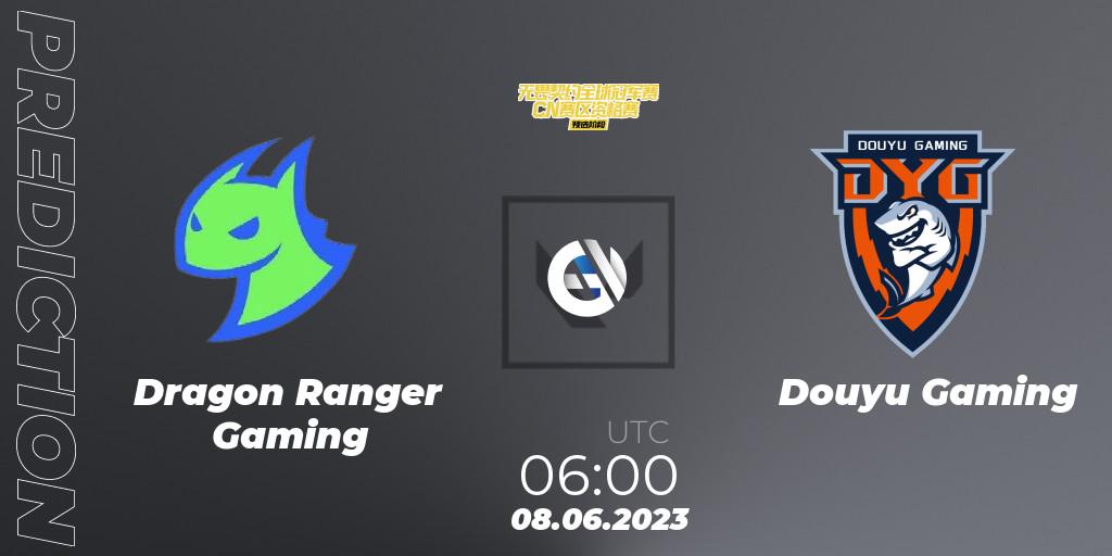 Dragon Ranger Gaming - Douyu Gaming: Maç tahminleri. 08.06.23, VALORANT, VALORANT Champions Tour 2023: China Preliminaries