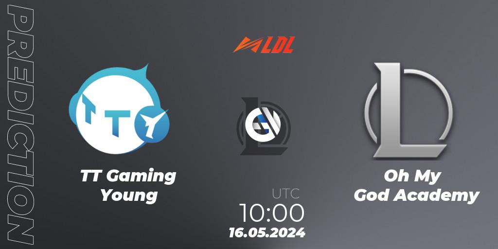 TT Gaming Young - Oh My God Academy: Maç tahminleri. 16.05.2024 at 10:00, LoL, LDL 2024 - Stage 2