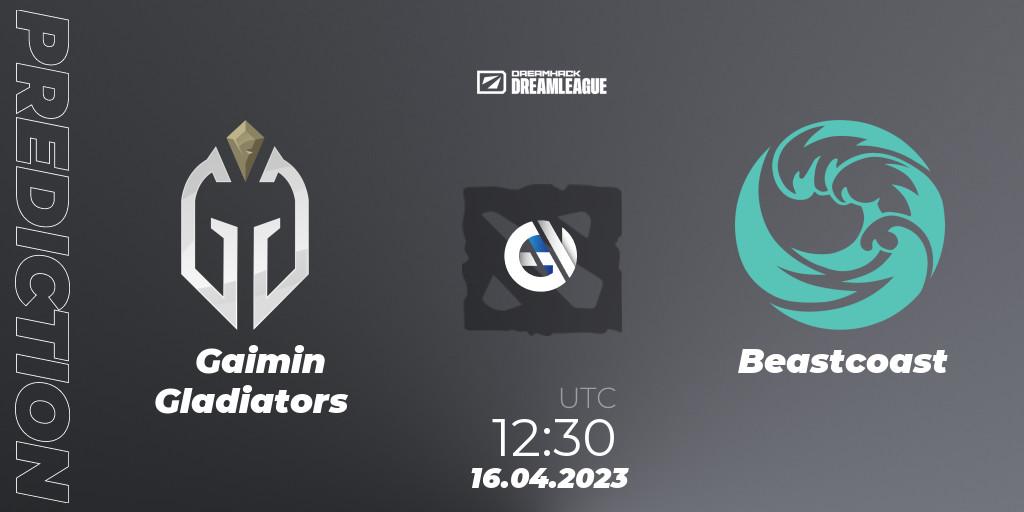 Gaimin Gladiators - Beastcoast: Maç tahminleri. 16.04.2023 at 12:25, Dota 2, DreamLeague Season 19 - Group Stage 2