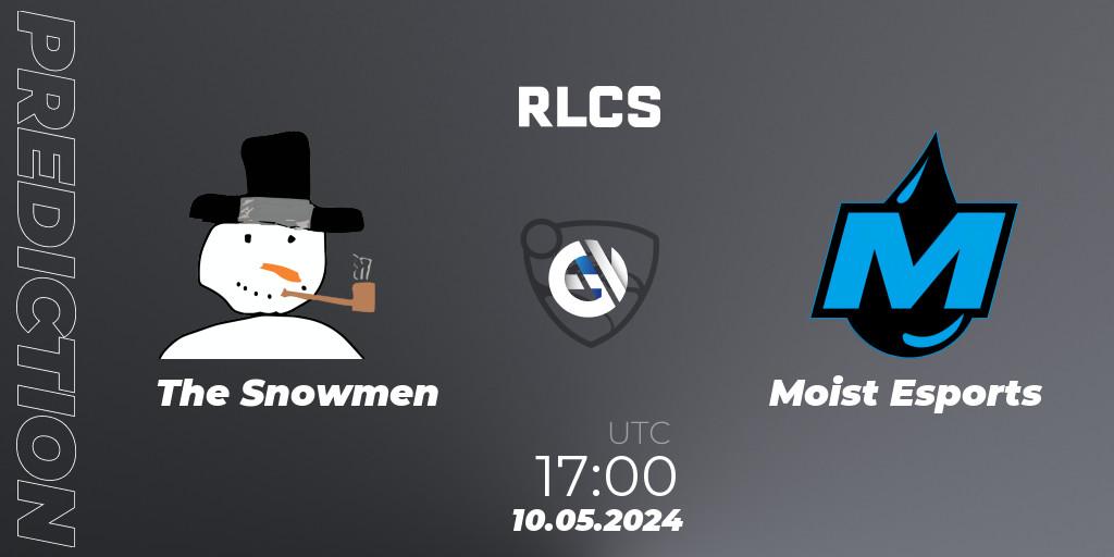 The Snowmen - Moist Esports: Maç tahminleri. 10.05.2024 at 17:00, Rocket League, RLCS 2024 - Major 2: NA Open Qualifier 5