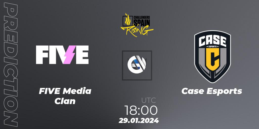 FIVE Media Clan - Case Esports: Maç tahminleri. 29.01.24, VALORANT, VALORANT Challengers 2024 Spain: Rising Split 1