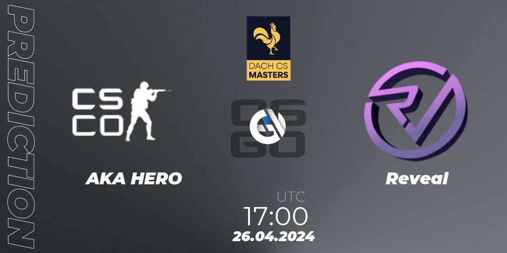 AKA HERO - Reveal: Maç tahminleri. 20.05.2024 at 18:00, Counter-Strike (CS2), DACH CS Masters Season 1: Division 2