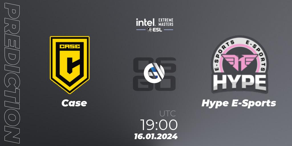 Case - Hype E-Sports: Maç tahminleri. 16.01.2024 at 19:00, Counter-Strike (CS2), Intel Extreme Masters China 2024: South American Open Qualifier #2