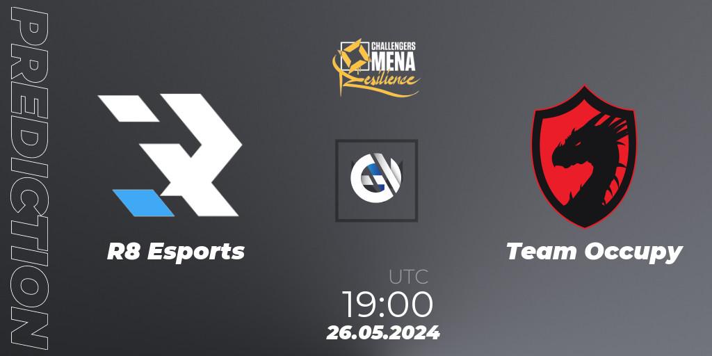R8 Esports - Team Occupy: Maç tahminleri. 26.05.2024 at 19:00, VALORANT, VALORANT Challengers 2024 MENA: Resilience Split 2 - Levant and North Africa