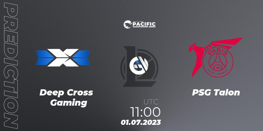 Deep Cross Gaming - PSG Talon: Maç tahminleri. 01.07.2023 at 11:10, LoL, PACIFIC Championship series Group Stage