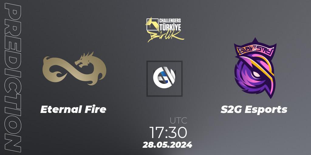 Eternal Fire - S2G Esports: Maç tahminleri. 28.05.2024 at 17:30, VALORANT, VALORANT Challengers 2024 Turkey: Birlik Split 2