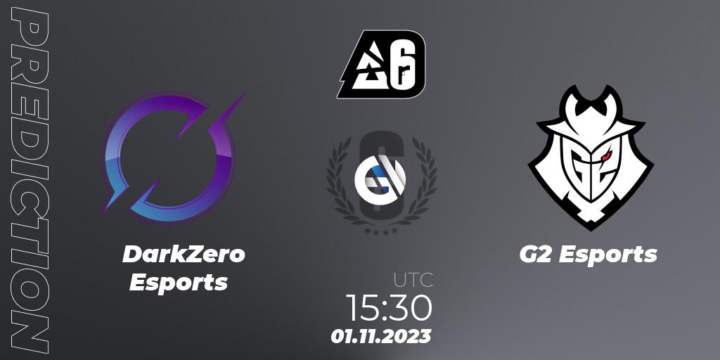 DarkZero Esports - G2 Esports: Maç tahminleri. 01.11.2023 at 17:00, Rainbow Six, BLAST Major USA 2023