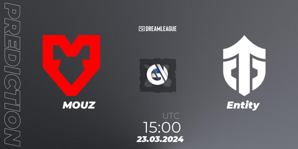 MOUZ - Entity: Maç tahminleri. 23.03.24, Dota 2, DreamLeague Season 23: Western Europe Closed Qualifier