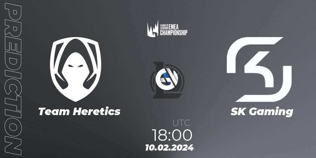 Team Heretics - SK Gaming: Maç tahminleri. 10.02.24, LoL, LEC Winter 2024 - Playoffs