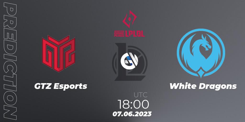 GTZ Esports - White Dragons: Maç tahminleri. 07.06.2023 at 18:00, LoL, LPLOL Split 2 2023 - Group Stage