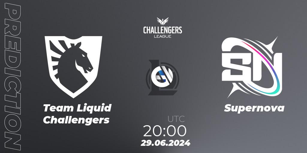 Team Liquid Challengers - Supernova: Maç tahminleri. 29.06.2024 at 20:00, LoL, NACL Summer 2024 - Group Stage