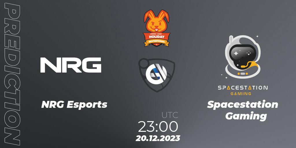 NRG Esports - Spacestation Gaming: Maç tahminleri. 20.12.2023 at 23:00, Rocket League, OXG Holiday Invitational