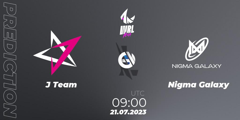J Team - Nigma Galaxy: Maç tahminleri. 21.07.2023 at 09:00, Wild Rift, WRL Asia 2023 - Season 1 - Finals