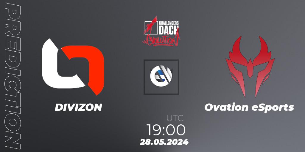 DIVIZON - Ovation eSports: Maç tahminleri. 28.05.2024 at 18:00, VALORANT, VALORANT Challengers 2024 DACH: Evolution Split 2
