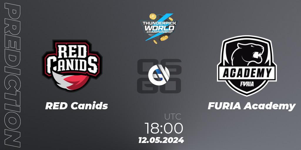 RED Canids - FURIA Academy: Maç tahminleri. 12.05.2024 at 18:00, Counter-Strike (CS2), Thunderpick World Championship 2024: South American Series #1