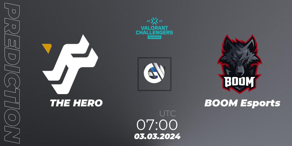 THE HERO - BOOM Esports: Maç tahminleri. 03.03.24, VALORANT, VALORANT Challengers Indonesia 2024: Split 1
