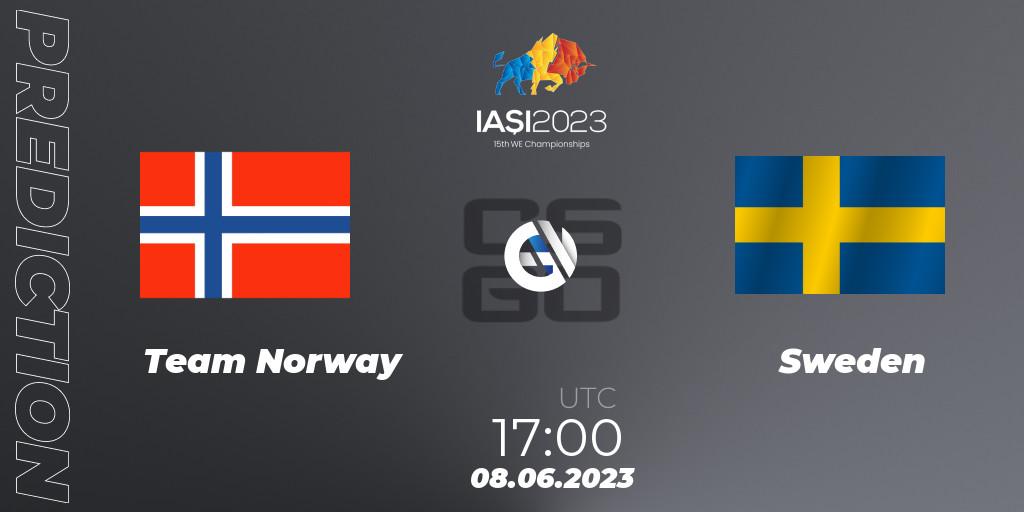 Team Norway - Sweden: Maç tahminleri. 08.06.2023 at 17:00, Counter-Strike (CS2), IESF World Esports Championship 2023: Northern Europe Qualifier