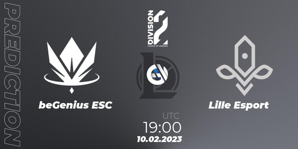 beGenius ESC - Lille Esport: Maç tahminleri. 10.02.2023 at 19:15, LoL, LFL Division 2 Spring 2023 - Group Stage