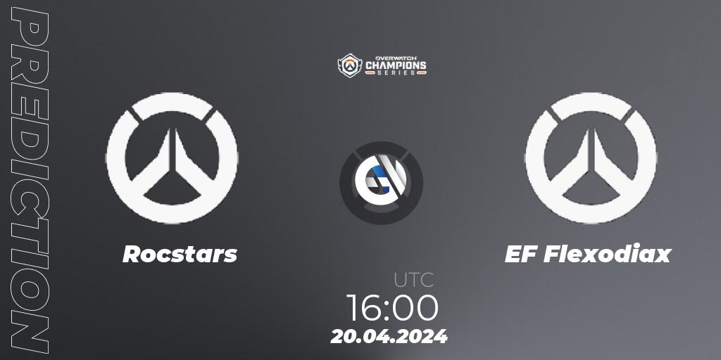 Rocstars - EF Flexodiax: Maç tahminleri. 20.04.2024 at 16:00, Overwatch, Overwatch Champions Series 2024 - EMEA Stage 2 Group Stage