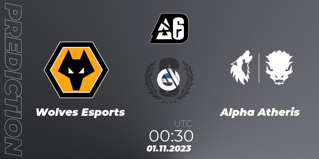 Wolves Esports - Alpha Atheris: Maç tahminleri. 01.11.2023 at 00:30, Rainbow Six, BLAST Major USA 2023