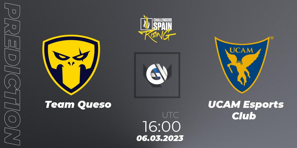 Team Queso - UCAM Esports Club: Maç tahminleri. 05.03.2023 at 16:00, VALORANT, VALORANT Challengers 2023 Spain: Rising Split 1