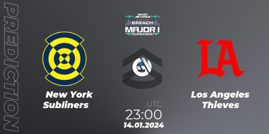 New York Subliners - Los Angeles Thieves: Maç tahminleri. 14.01.2024 at 23:00, Call of Duty, Call of Duty League 2024: Stage 1 Major Qualifiers