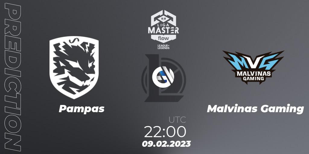 Pampas - Malvinas Gaming: Maç tahminleri. 09.02.23, LoL, Liga Master Opening 2023 - Group Stage