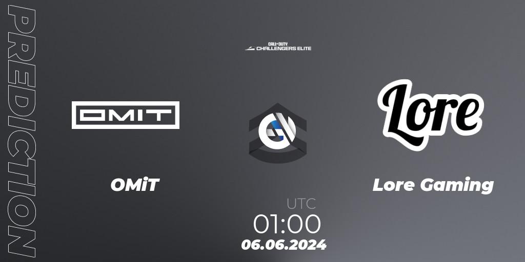 OMiT - Lore Gaming: Maç tahminleri. 06.06.2024 at 00:00, Call of Duty, Call of Duty Challengers 2024 - Elite 3: NA
