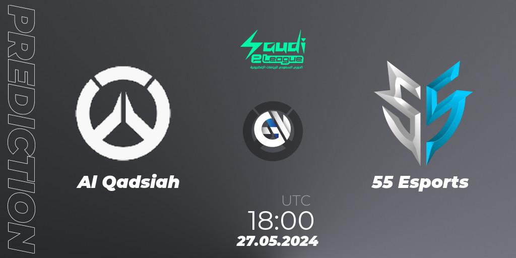 Al Qadsiah - 55 Esports: Maç tahminleri. 27.05.2024 at 18:00, Overwatch, Saudi eLeague 2024 - Major 2 Phase 2