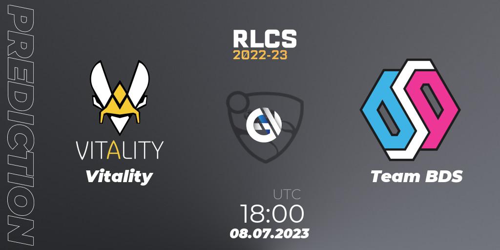 Vitality - Team BDS: Maç tahminleri. 08.07.2023 at 19:15, Rocket League, RLCS 2022-23 Spring Major