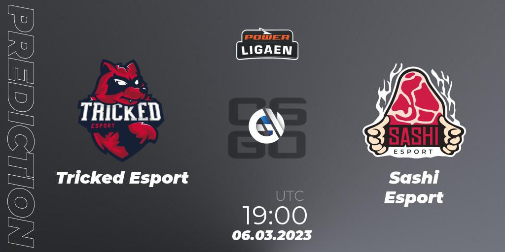 Tricked Esport - Sashi Esport: Maç tahminleri. 06.03.2023 at 19:00, Counter-Strike (CS2), Dust2.dk Ligaen Season 22