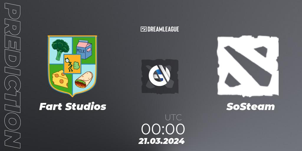 Fart Studios - SoSteam: Maç tahminleri. 21.03.24, Dota 2, DreamLeague Season 23: North America Closed Qualifier