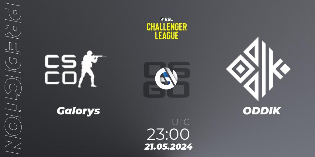 Galorys - ODDIK: Maç tahminleri. 22.05.2024 at 20:00, Counter-Strike (CS2), ESL Challenger League Season 47: South America