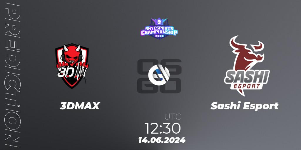 3DMAX - Sashi Esport: Maç tahminleri. 14.06.2024 at 13:30, Counter-Strike (CS2), Skyesports Championship 2024: European Qualifier