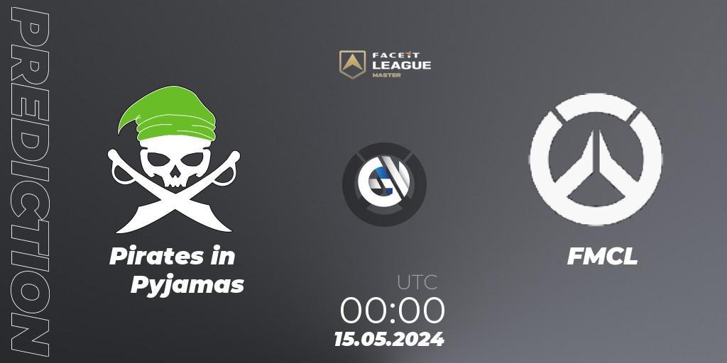Pirates in Pyjamas - FMCL: Maç tahminleri. 15.05.2024 at 00:00, Overwatch, FACEIT League Season 1 - NA Master Road to EWC