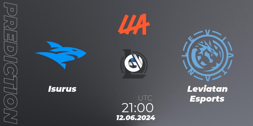 Isurus - Leviatan Esports: Maç tahminleri. 12.06.2024 at 21:00, LoL, LLA Closing 2024 - Group Stage