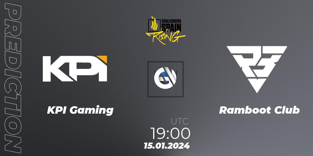 KPI Gaming - Ramboot Club: Maç tahminleri. 15.01.2024 at 19:00, VALORANT, VALORANT Challengers 2024 Spain: Rising Split 1