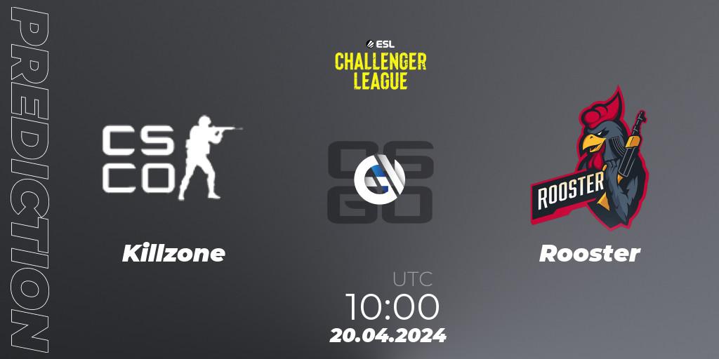 Killzone - Rooster: Maç tahminleri. 08.05.2024 at 10:00, Counter-Strike (CS2), ESL Challenger League Season 47: Oceania