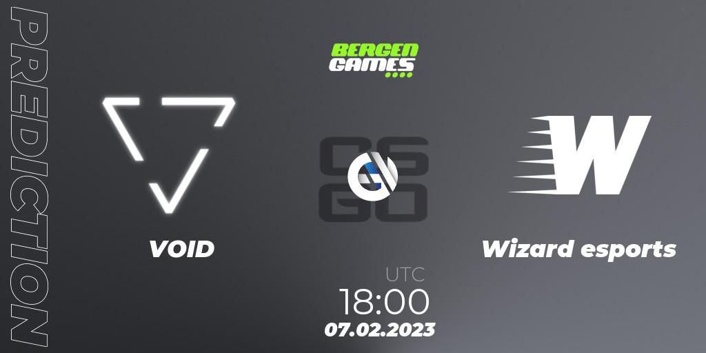 VOID - Wizard esports: Maç tahminleri. 07.02.23, CS2 (CS:GO), Bergen Games 2023: Online Stage