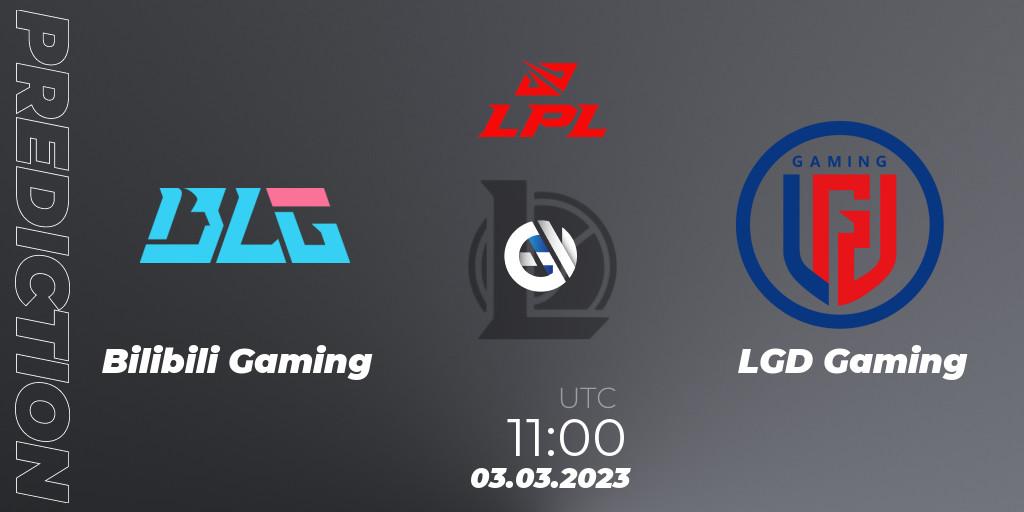 Bilibili Gaming - LGD Gaming: Maç tahminleri. 03.03.2023 at 11:20, LoL, LPL Spring 2023 - Group Stage