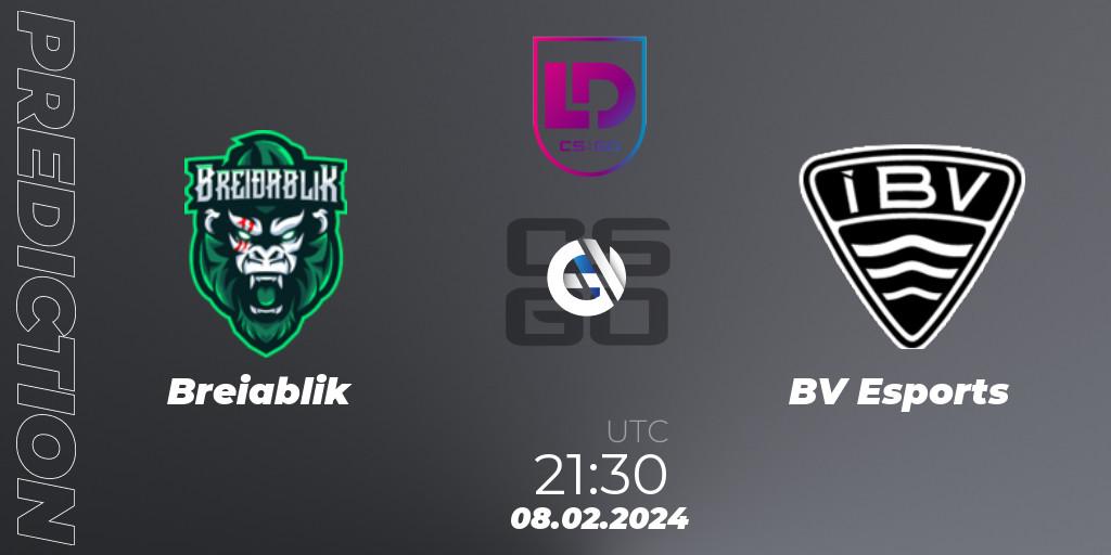 Breiðablik - ÍBV Esports: Maç tahminleri. 08.02.2024 at 19:30, Counter-Strike (CS2), Icelandic Esports League Season 8: Regular Season