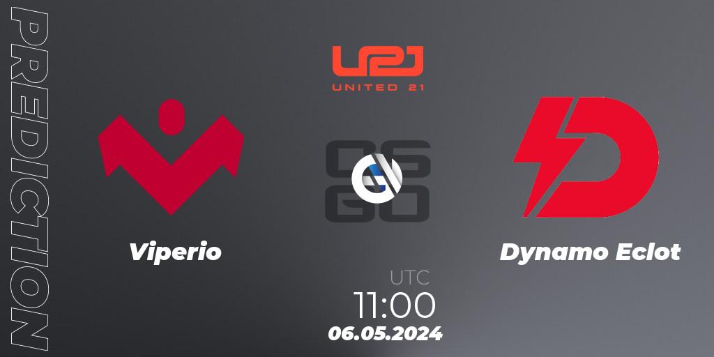 Viperio - Dynamo Eclot: Maç tahminleri. 06.05.2024 at 11:00, Counter-Strike (CS2), United21 Season 15