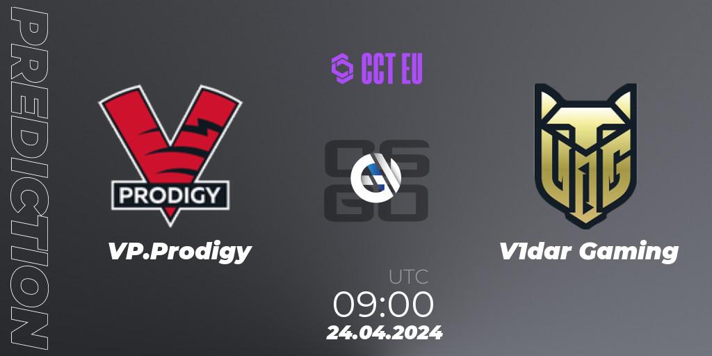 VP.Prodigy - V1dar Gaming: Maç tahminleri. 24.04.2024 at 09:00, Counter-Strike (CS2), CCT Season 2 Europe Series 2 Closed Qualifier