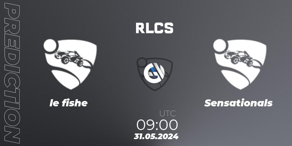 le fishe - Sensationals: Maç tahminleri. 31.05.2024 at 09:00, Rocket League, RLCS 2024 - Major 2: APAC Open Qualifier 6