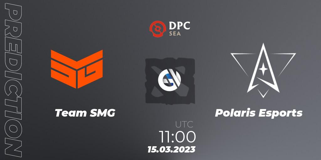 Team SMG - Polaris Esports: Maç tahminleri. 15.03.2023 at 11:00, Dota 2, DPC 2023 Tour 2: SEA Division I (Upper)