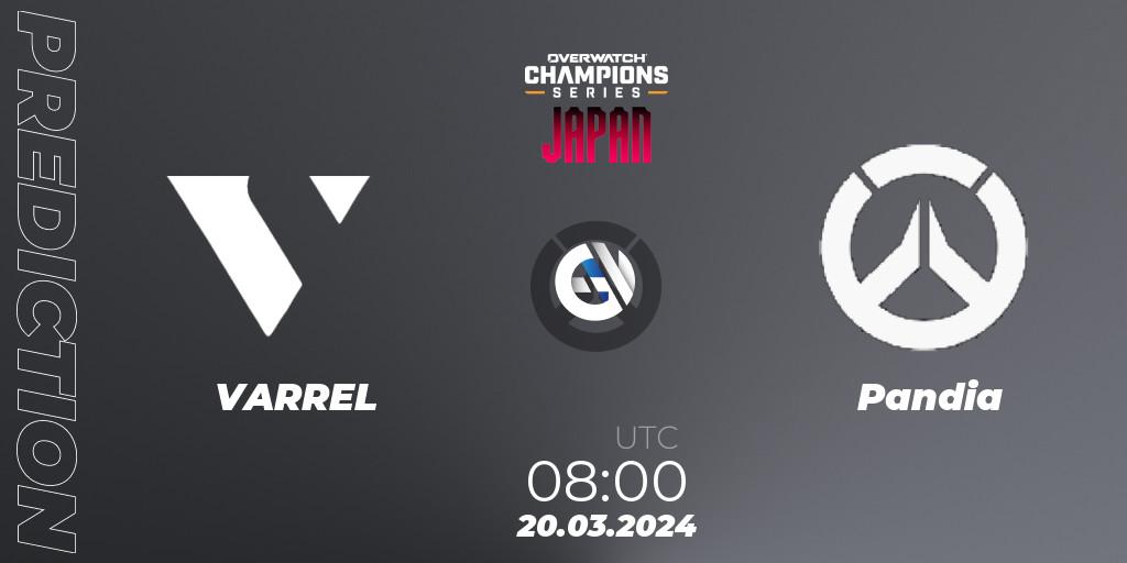 VARREL - Pandia: Maç tahminleri. 20.03.2024 at 09:00, Overwatch, Overwatch Champions Series 2024 - Stage 1 Japan