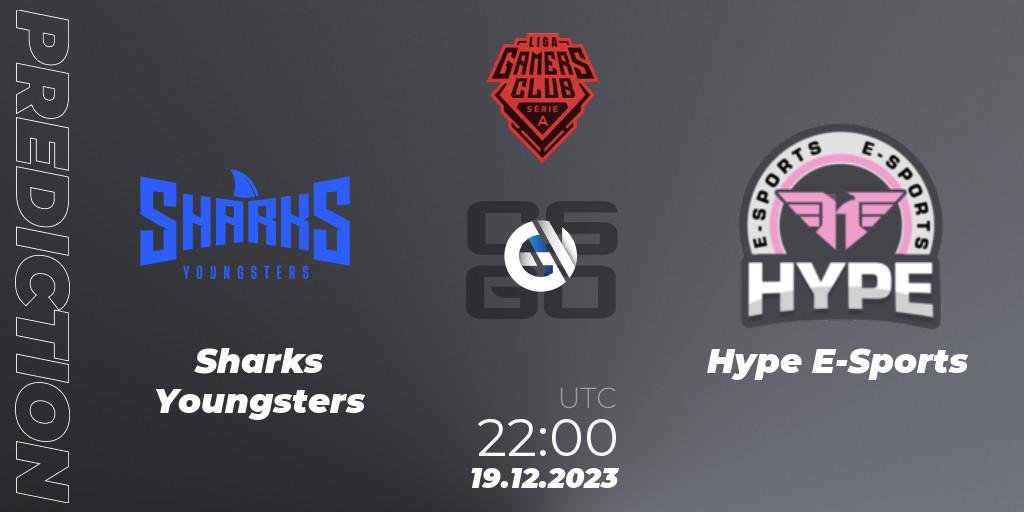 Sharks Youngsters - Hype E-Sports: Maç tahminleri. 19.12.2023 at 22:00, Counter-Strike (CS2), Gamers Club Liga Série A: December 2023